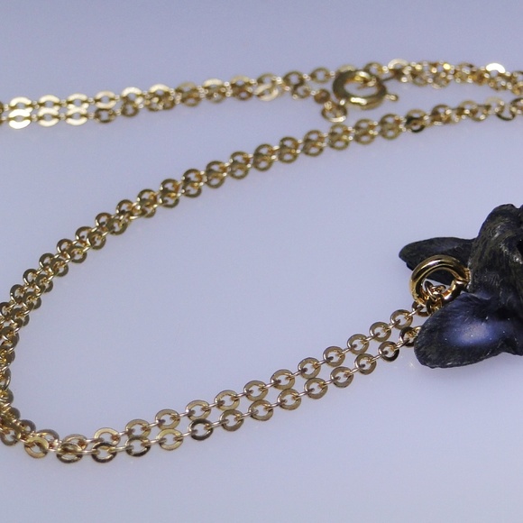 Brindle French Bulldog pendant necklace NWT - Picture 7 of 7